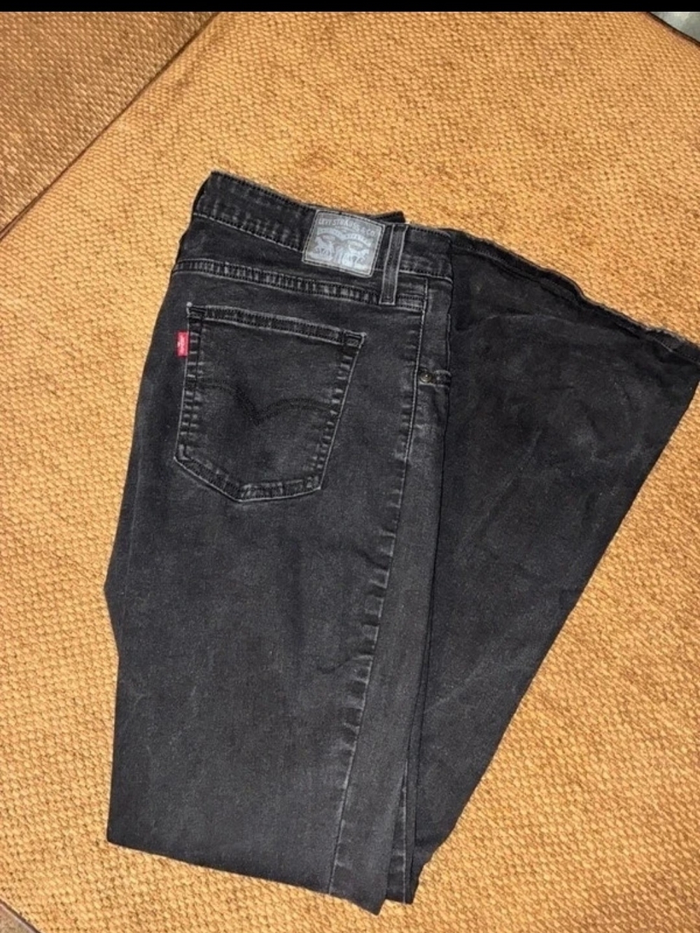 Women’s Black Flare Jeans - Levi's Inspired Wide Leg